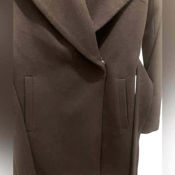 Trina Turk Wool Cashmere blend Princess coat in black size 0 - Picture 4 of 10